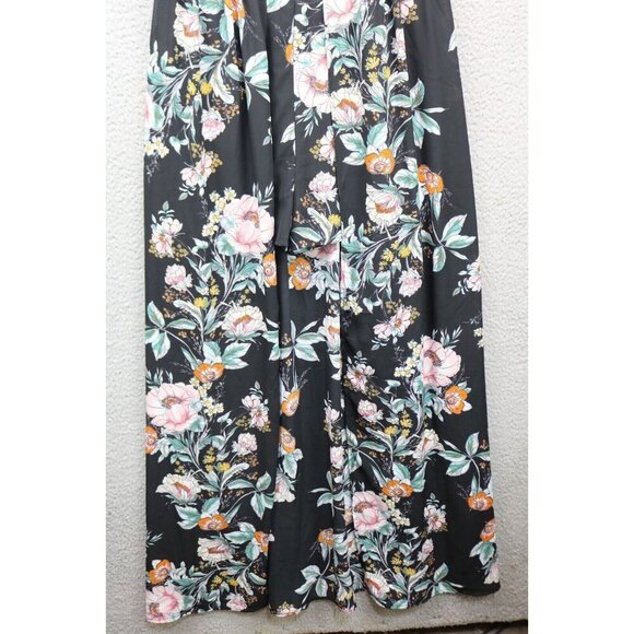 Band of Gypsies Silky Maxi Dress w/Shorts-Size Large-Whimsigoth - Picture 2 of 14